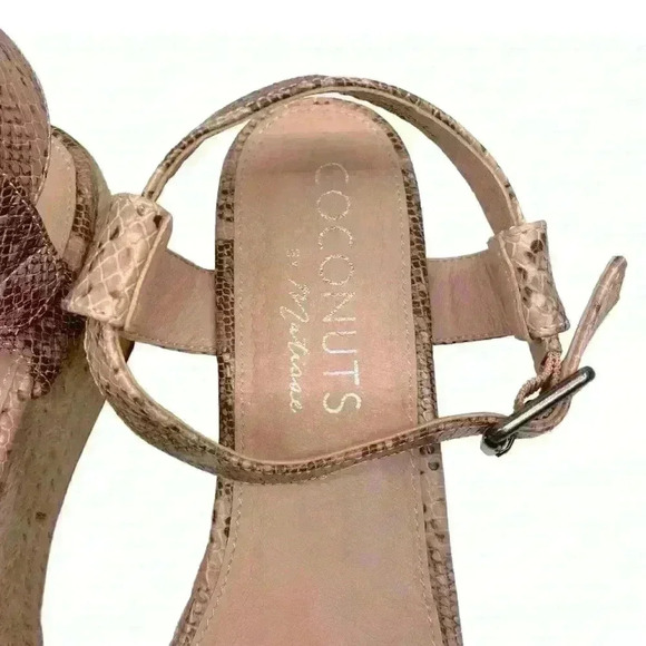 Matisse Women's Coconuts Sunchaser Espadrille Sandal Size 9 Snakeskin Platform - Picture 7 of 13